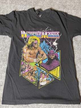 WWE WrestleMania VI Retro T-Shirt Ultimate Warrior Macho Man